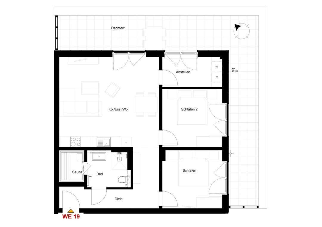 Dorumer Sielhuus 19 Mit Dachterrasse Und Sauna Esterno foto